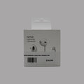 H2W white wired earbuds with Lightning connector, front packaging