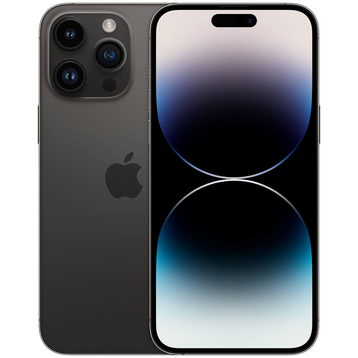 iPhone 14 Pro Max dark finish reference image — actual Grade C appearance varies