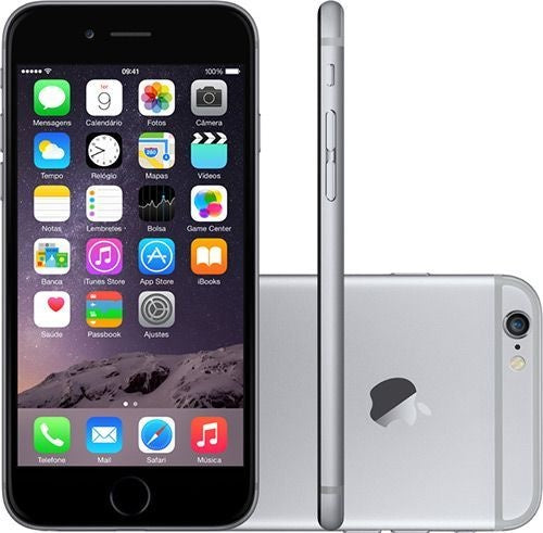 iPhone 6 Space Gray reference views — actual Grade C cosmetic condition varies