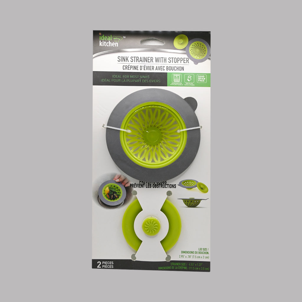 Ideal Kitchen Sink Strainer with Stopper – 2 Piece