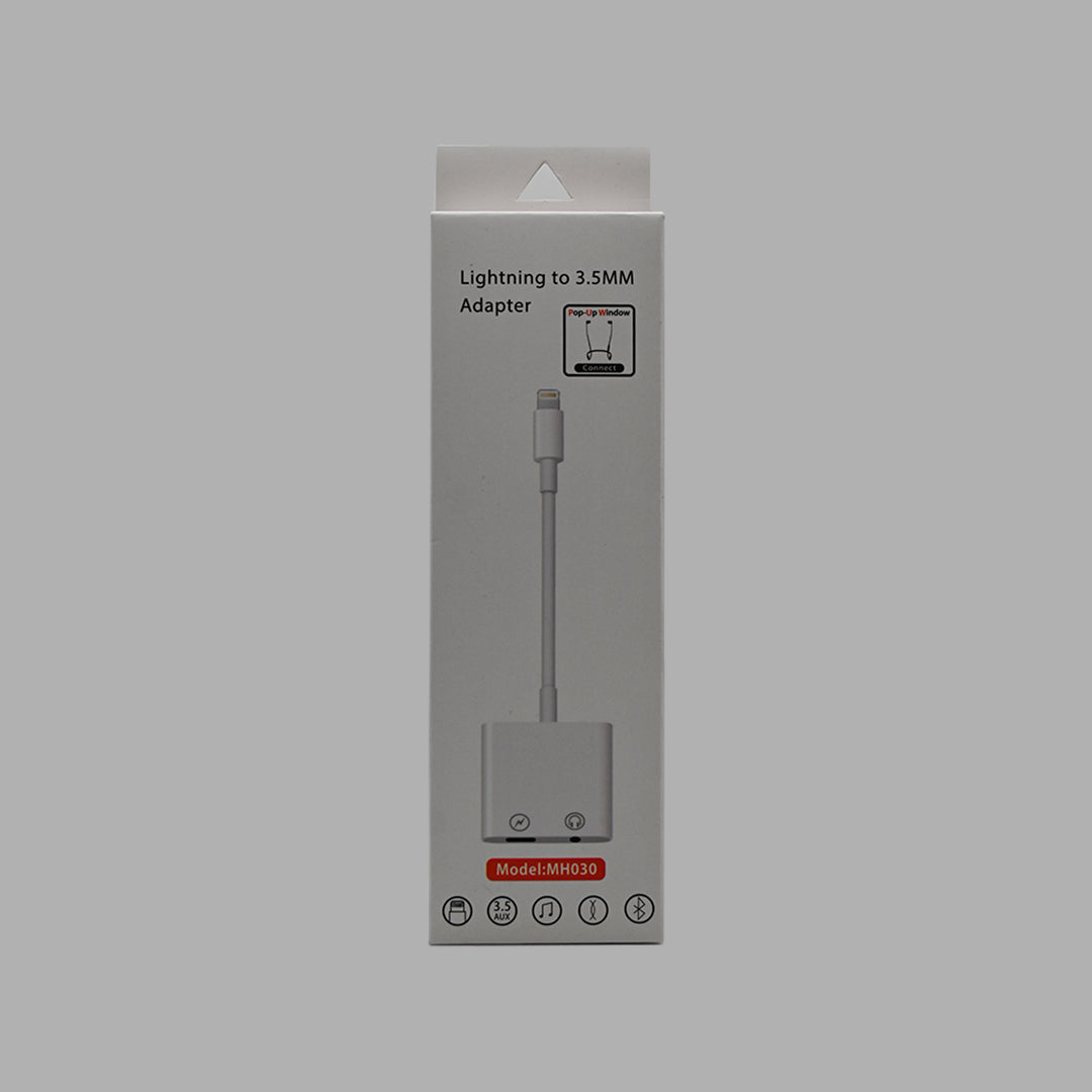 Lightning to 3.5mm Headphone Audio Adapter for iPhone – MH030