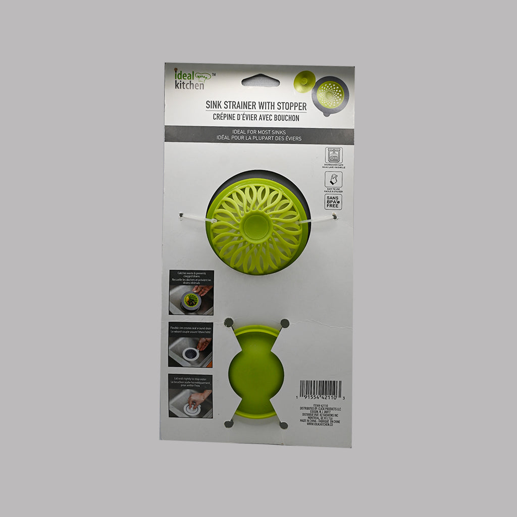 Ideal Kitchen Sink Strainer with Stopper – 2 Piece