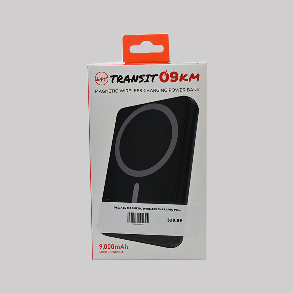 Deejays Transit09KM 9,000mAh Magnetic Wireless Power Bank – 15W Fast Charging
