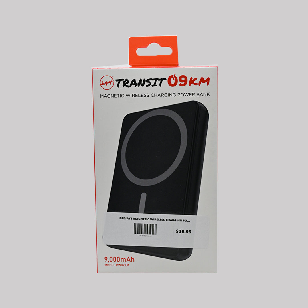 Deejays Transit09KM 9,000mAh Magnetic Wireless Power Bank – 15W Fast Charging