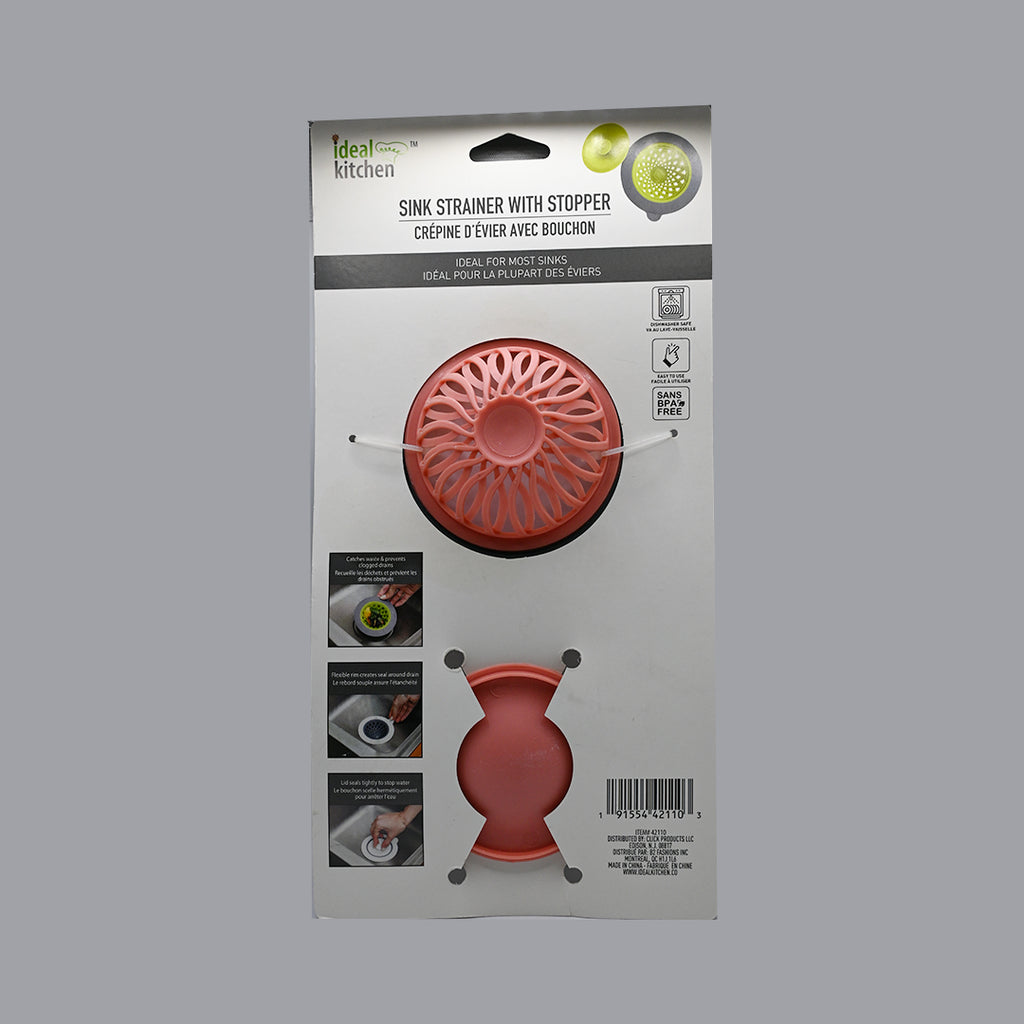 Ideal Kitchen Sink Strainer with Stopper – 2 Piece