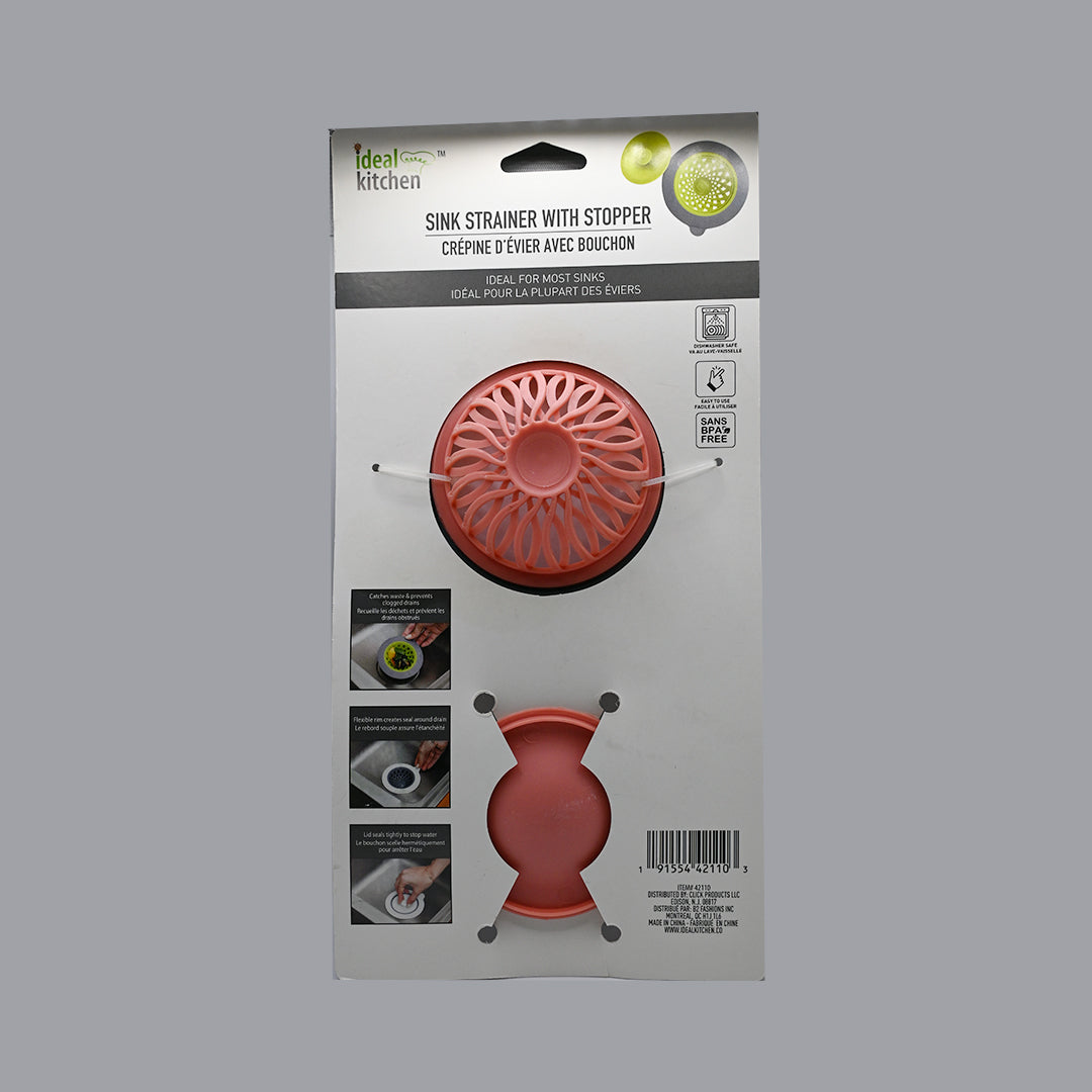 Ideal Kitchen Sink Strainer with Stopper – 2 Piece