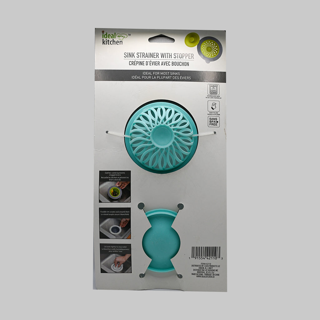 Ideal Kitchen Sink Strainer with Stopper – 2 Piece