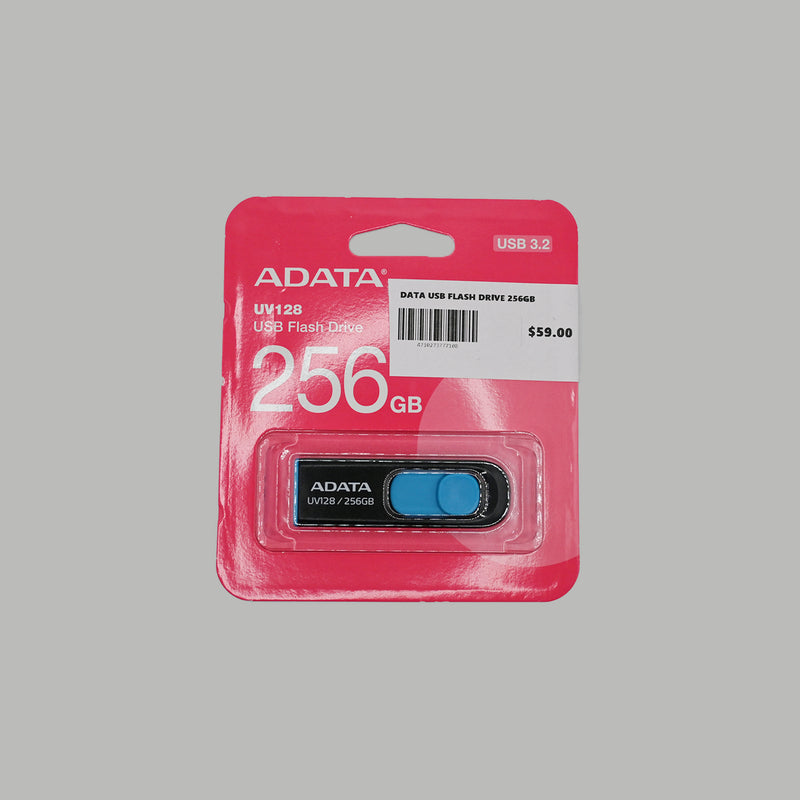 ADATA UV128 256GB USB 3.2 Flash Drive – High-Capacity Portable Storage