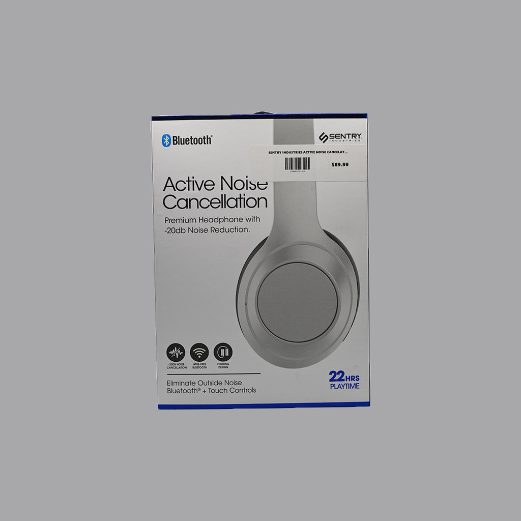 Sentry Active Noise-Canceling Bluetooth Folding Headphones