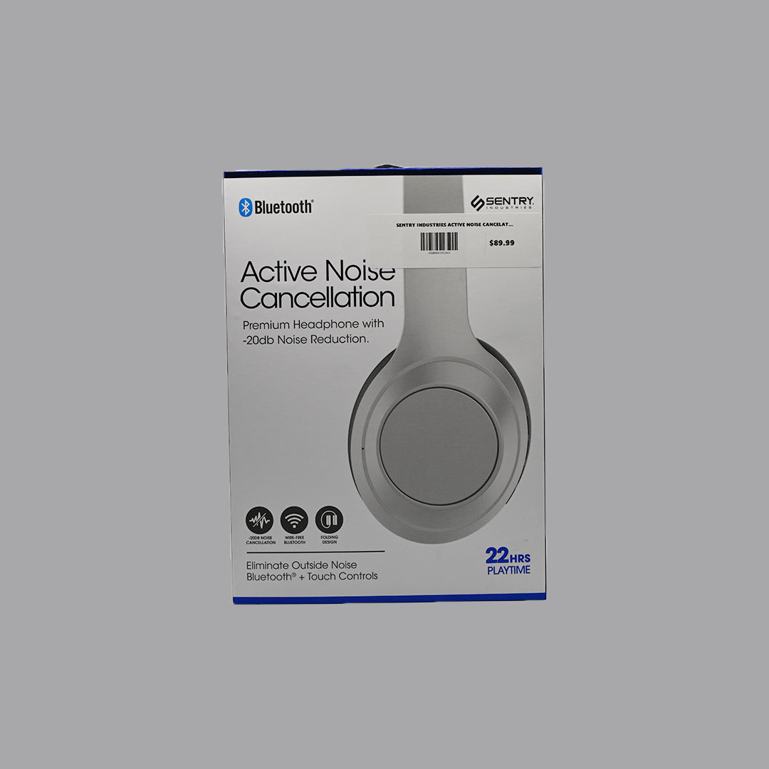 Sentry Active Noise-Canceling Bluetooth Folding Headphones