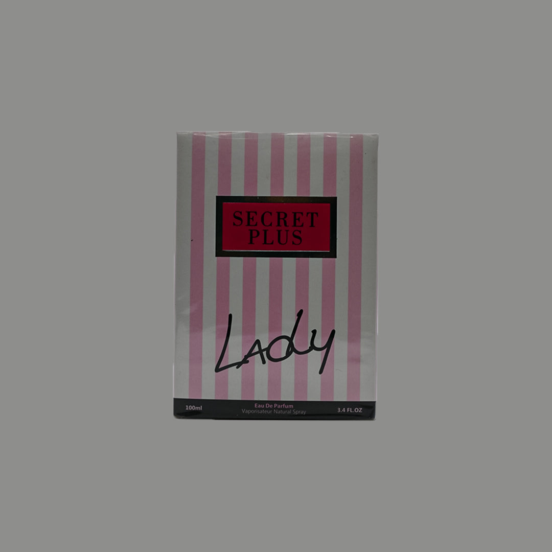 Secret Plus Lady eau de parfum 100 mL front packaging