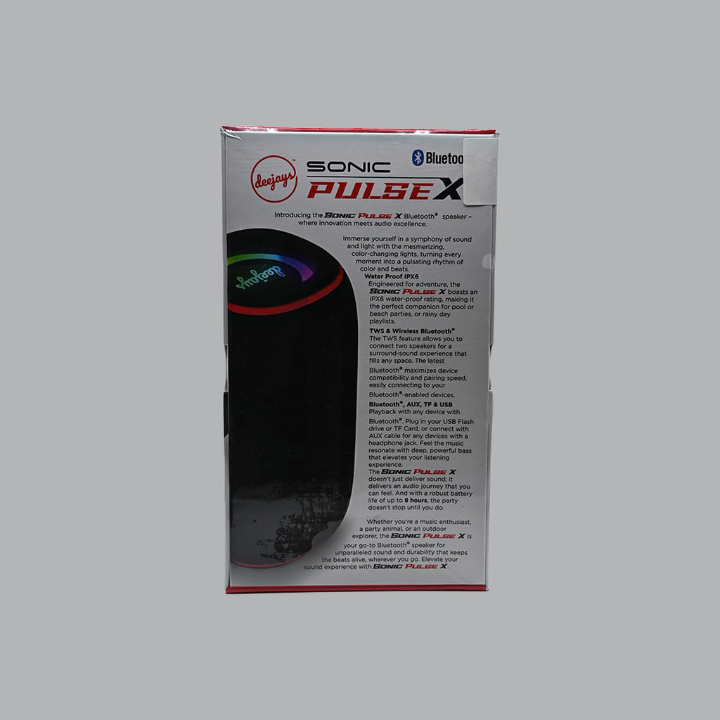 Deejays Sonic Pulse X Bluetooth Speaker