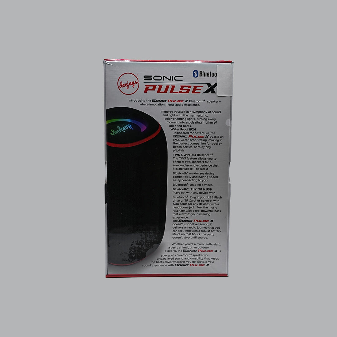 Deejays Sonic Pulse X Bluetooth Speaker
