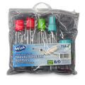 TSA Approved Travel Toiletry Bottles Set (7-Piece)
