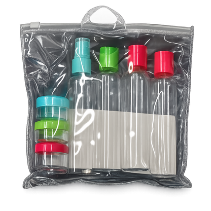 TSA Approved Travel Toiletry Bottles Set (7-Piece)