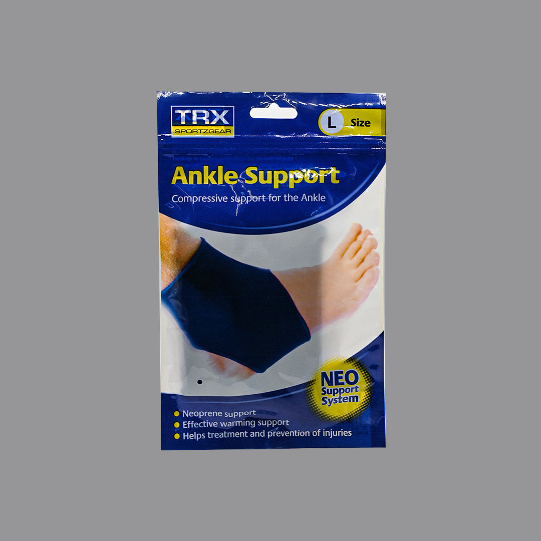 TRX Sportzgear ankle support size Large front packaging