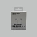White USB-C to Lightning cable, 2 meters, front packaging